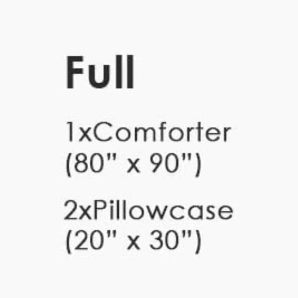 Fall Pumpkin Comforter Set Full Microfiber w/ 1 Comforter 2 Pillowcases 80X90”